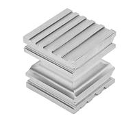 Bloque de conformado de metales, herramienta de doblado de joyería, bloque de dureza de acero con múltiples ranuras, para la producción de metales y metales blandos, afilado,