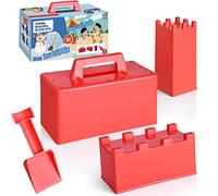 Bloque de construcción Snow Fort - Juguete de arena de playa para niños, castillo de arena, juego de formas, juguetes divertidos para invierno, verano, para niños, niñas, adultos y regalos de