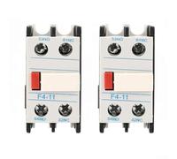 Bloque de contacto auxiliar, 2 unids 1NO/1NC F4-11 para LADN11 CJX2 AC Módulo de extensión de contactor Diseño ligero Uso industrial