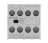 EATON DILM32-XHI22 Bloque de Contactos Auxiliares, Bornes Roscados, 4 Polos, 2NA+2NC, Caja de 5