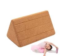 Bloque de corcho de yoga, ayuda de yoga ecológico Bloque de yoga de corcho natural Bloque de yoga de corcho, ladrillo de yoga triangular de corcho | Accesorios de yoga ecológicos de alta densidad