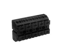 Bloque de corriente 5 carriles negro 862-505