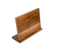Bloque de cuchillos axentia madera de acacia, bloque de cuchillos magnético, aprox. 31 x 10 x 22 cm