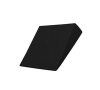 Bloque de cuña para sentadillas para yoga, para equilibrar, practicar pilates, ejercicio, color negro, 32,5 x 30 x 9 cm