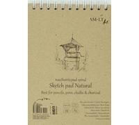 Bloque de dibujo espiral SMLT con papel reciclado - Formato A5, 70 hojas, 100 g/m²