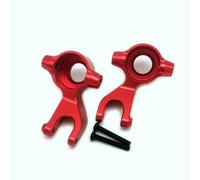 Bloque de dirección de aluminio para nudillos delanteros, color rojo, para Arrma 1/10 Big Rock Granite Senton Vorteks 1/8 Typhon AR330469