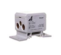 Bloque de distribución 2x4-70mm2 + 2x4-50mm2 + 1x4-25mm2 Gris DB6-S 48.41 Espátula Electro-plast 5901769011502