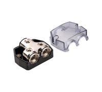 Bloque de distribución de audio para automóviles,Bloque de distribución de energía Car Audio,Bloque de terminales marino con tapa - Toma de distribución de negativo de tierra para audio de
