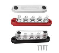 BLOQUE DE DISTRIBUCIÓN DE ENERGÍA, Automotive Terminal Studs - Barra De Autobús De Cruce Barra De Autobuses, Barra Colectiva Roja Y Negra, Bloque De Terminal De Distribución De Energía Para Aut