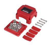 Bloque de distribución de energía - Conector impermeable de 48 V | AMP Rating Battery 48 V | Accesorio de cableado solar automotriz con pernos prisioneros