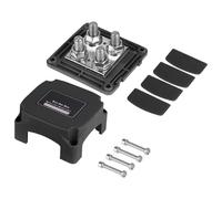 Bloque de distribución de energía - Conector impermeable de 48 V | AMP Rating Battery 48 V | Accesorio de cableado solar automotriz con pernos prisioneros