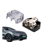 Bloque de distribución de energía de audio para automóvil,Bloque de distribución de energía automotriz - Bloque de distribución de terminales de batería con tapa | Protector de circuito eléctrico