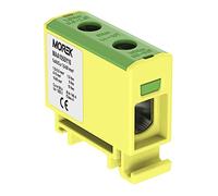 bloque de distribución F. Al/CU Adecuado 1,5 - 50 mm2 Amarillo de verde 1pol. 1000 V AC/DC Pinza aislada OTL 50 maa1 050y10 morek 3835