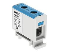 bloque de distribución F. Al/CU Adecuado 1,5 - 50 mm2 Azul 1pol. 1000 V AC/DC Pinza aislada OTL 50 maa1 050b10 morek 3828