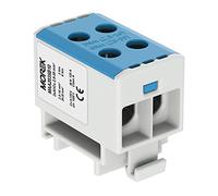 bloque de distribución F. Al/CU Adecuado 4 x 2,5 - 35 mm2 Azul 1PO. 1000 V AC/DC Pinza aislada OTL 35 - 2 maa2 035b10 morek 4047
