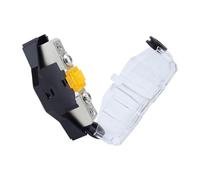 Bloque de distribución fusionado de 1 a 4 vías, latón calibre 3x0/2/4 en salida de calibre 3x4/8, para divisor de energía marina de audio de coche, color negro