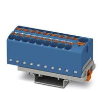 Bloque de distribución PTFIX 10/18x4-ns35 bu, azul BEA 3273638