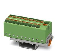 Bloque de distribución PTFIX 10/18x4-ns35 gn, verde BEA 3273644