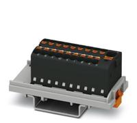 Bloque de distribución PTFIX 4/18x1,5-ns35 BK, negro BEA 1047460