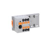 Bloque de distribución PTFIX 6/6x2,5-ns35 gy, gris 3273066
