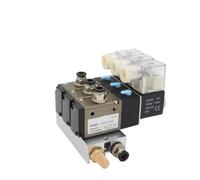 Bloque de electroválvula 3V310-10-NC normalmente cerrado con silenciador, base de colector, accesorios, 12 V CC, 24 V CA, 110 V CA, 220 V, 3 puertos(DC12V 10mm fittings,6 Stations)