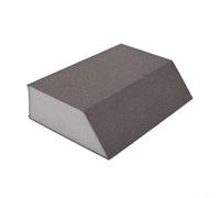 Bloque de esponja de lijado de azulejos de pared de grano 60240 para pulir y moler, almohadilla de papel de lija flexible en seco húmedo adecuado para madera, metal, pintura, plástico (grano 180)