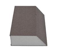 Bloque de esponja de lijado para azulejos de pared de grano 60240 para aplicaciones de pulido y molienda, almohadilla de papel de lija flexible en seco para madera, metal, pintura, plástico (grano 240