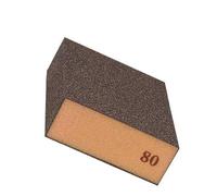 Bloque de esponja de papel de lija para molienda de pared, disco de pulido abrasivo húmedo y seco de grano 36-220, almohadilla de lijado de espuma reutilizable para madera, metal, pintura plástica