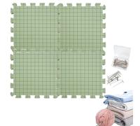 Bloque de esteras | Esteras de espuma de ganchillo de punto bloqueador | Tablero grueso de bloqueo ligero con pin en T, herramientas de artesanía precisas para costura, kit de bloqueo duradero en