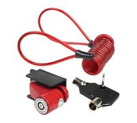 Bloque de freno de disco - Cerradura de seguridad para ruedas de scooter, bloque resistente a la densidad con cable recordatorio, freno de freno para crisis eléctricas, protección contra robos