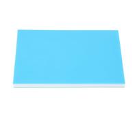 Bloque de goma para grabado, bloque de goma de linóleo suave, diseño azul-blanco-azul de 3 capas, 20 x 15 x 1 cm; material fácil para tallar sellos, ideal para principiantes y