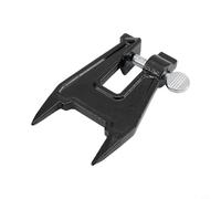 Bloque de guía de archivo de motosierra de metal diseñado para ángulos precisos de dientes de cadena y resultados de afilado repetibles (negro)