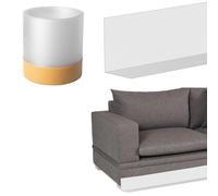 Bloque de juguete de sofá,Parachoques para sofá de 3 metros debajo de la tapa de la cama - Dispositivo de bloqueo de juguete Panel deflector multiusos actualizado flexible para debajo del sofá cama