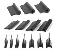 Bloque de lijado, 14 piezas Bloque de lijado Alfombrilla de papel de lija de goma Juego de empuñaduras de lijado de contorno flexible Almohadilla de pulido Herramientas de carpintería para lijar perfi