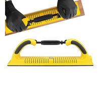 Bloque de lijado a mano - Bloque de almohadilla de gancho y bucle de radio ajustable, herramienta de lijadora de muebles, lijadora de detalles de ratón, pulido profesional, bloque de manualidades