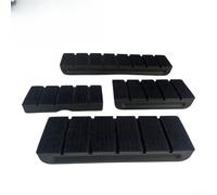 Bloque de lijado curvo ajustable, juego de 4 unidades, lijadora manual de poliuretano para reparación de carrocería de automóviles, superficies convexas cóncavas con eje suave de 27 cm (B)