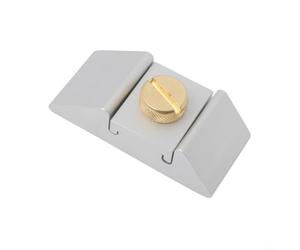 Bloque de lijado de aleación de aluminio con fijación segura de tornillo chapado en cobre para una eliminación eficiente del óxido y un acabado suave en plano o curvado (B)