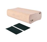 Bloque de lijado de guitarra Bloque de lijado de doble propósito de madera Nivelación de alambre de traste Diapasón Herramienta Luthier para guitarra Nivelación de diapasón de madera