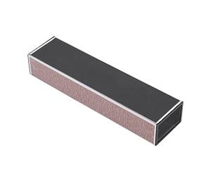 Bloque de lijado de nivelacin de guitarra, herramienta de luthier de trastes de material metlico de alta calidad para guitarra elctrica, folclrica, bajo con tira de papel de lija