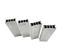 Bloque de lijado de radio bidireccional de aluminio para nivelación de trastes de diapasón de guitarra y bajo, herramienta Luthier de doble radio de 7.25 pulgadas/15 pulgadas y 9.5 pulgadas/20