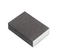 Bloque de lijado flexible de esponja de molienda de pared con grano 60/80/120/240, almohadilla de espuma abrasiva húmeda y seca para madera, metal, plástico, pintura, yeso, limpiador de pulido