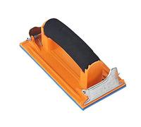Bloque de lijado manual con mango de esponja, soporte de papel de lija manual para madera y metal, soporte ligero para papel de lija manual, bloque de lijadora para pulido de madera