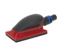 Sealey RE4011 - Bloque de lijado libre de polvo, 70 x 120 mm, color rojo