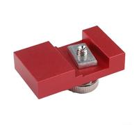 Bloque de límite de pista de enrutador con amortiguación de golpes y bloqueo seguro para enrutamiento de línea recta de alta precisión en varios materiales (1 unidad)