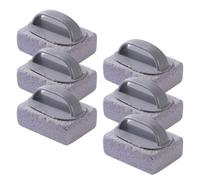Bloque de limpieza de piscina de 6 piezas con piedra pómez para piscina, para limpiar piscinas