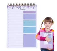 Bloque de listas de tareas, Bloc de notas de lista de tareas,52 hojas lista de verificación organizador de cuadernos | Cosas que hacer Bloc de escritura de notas, organizador de listas de