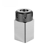 Bloque de mandril cuadrado ER25 ER32 ER40 de acero duro con asiento hexagonal ER for portaherramientas de máquina de corte de torno CNC(Square,ER40)