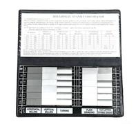 Bloque de muestra de comparación de rugosidad Ra0 05 12 5mm con 6 niveles para evaluar acabado de diversas técnicas de mecanizado (6 grupos)