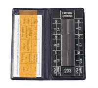 Bloque de muestra de rugosidad Ra0 05 12 5mm con comparador de textura de 6 niveles para procesos de molienda y fresado externos en (molienda externa)