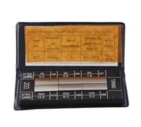 Bloque de muestras de rugosidad exterior Ra0 05 12 5mm con 6 niveles de rugosidad para una medición precisa de la textura y comparación en varios procesos de mecanizado (torno)